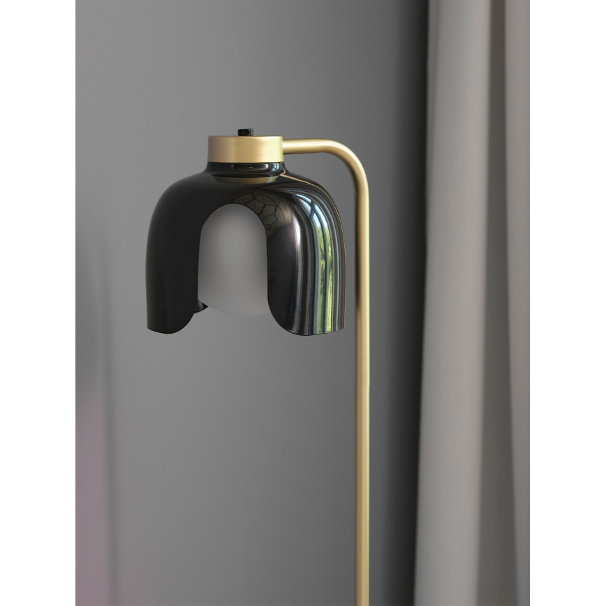 Osram - Lampada da terra DECOR COROLLE 1xE27/15W/230V nero/oro