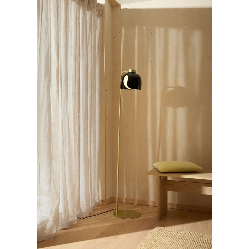 Osram - Lampada da terra DECOR COROLLE 1xE27/15W/230V nero/oro