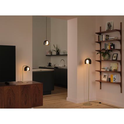Osram - Lampada da terra DECOR COROLLE 1xE27/15W/230V nero/oro