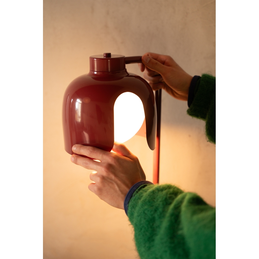 Osram - Lampada da terra DECOR COROLLE 1xE27/15W/230V rossa