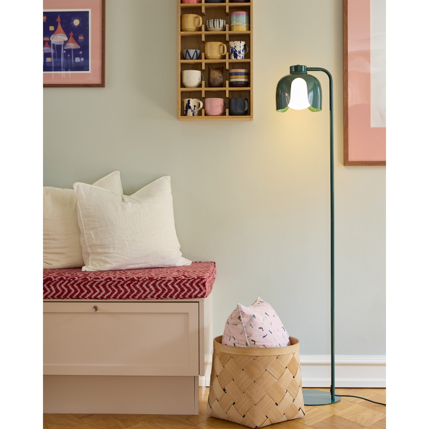 Osram - Lampada da terra DECOR COROLLE 1xE27/15W/230V verde