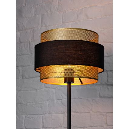 Osram - Lampada da terra DECOR HORNET 1xE27/10W/230V nero/oro