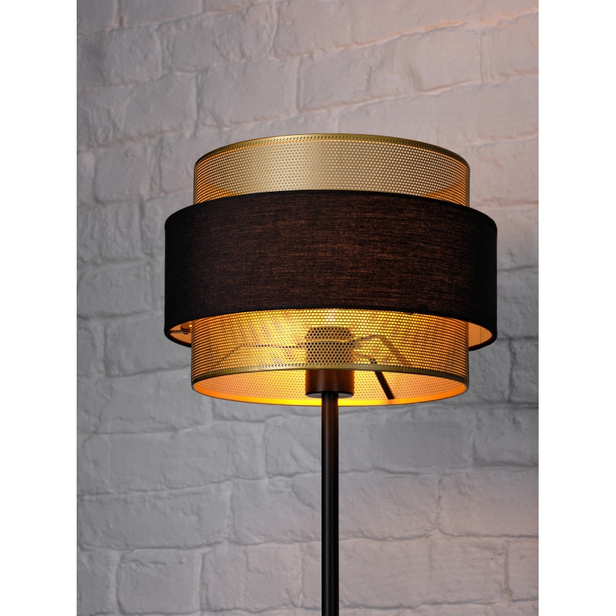 Osram - Lampada da terra DECOR HORNET 1xE27/10W/230V nero/oro