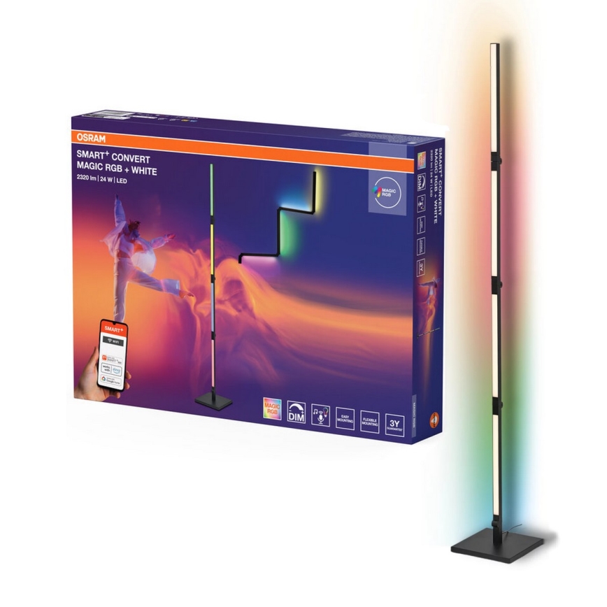 Osram - Lampada da terra dimmerabile LED RGBW 2-in-1 SMART+ MAGIC LED/24W/230V Wi-Fi