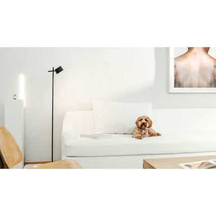 Osram - Lampada da terra LED dimmerabile con controllo touch DECOR KYOTO LED/12W/230V CRI 90 nero