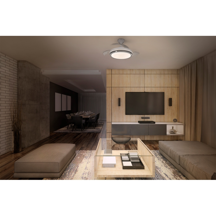 Osram - Plafoniera LED dimmerabile con ventilatore LEVECHE LED/36W/230V 3000/4000/6500K + telecomando