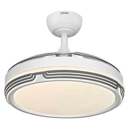 Osram - Plafoniera LED dimmerabile con ventilatore LEVECHE LED/36W/230V 3000/4000/6500K + telecomando