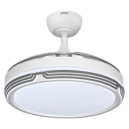 Osram - Plafoniera LED dimmerabile con ventilatore LEVECHE LED/36W/230V 3000/4000/6500K + telecomando
