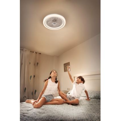 Osram - Plafoniera LED dimmerabile con ventilatore SOLANO LED/26W/230V 3000/4000/6500K + telecomando