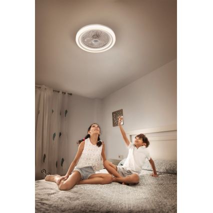 Osram - Plafoniera LED dimmerabile con ventilatore SOLANO LED/26W/230V 3000/4000/6500K + telecomando