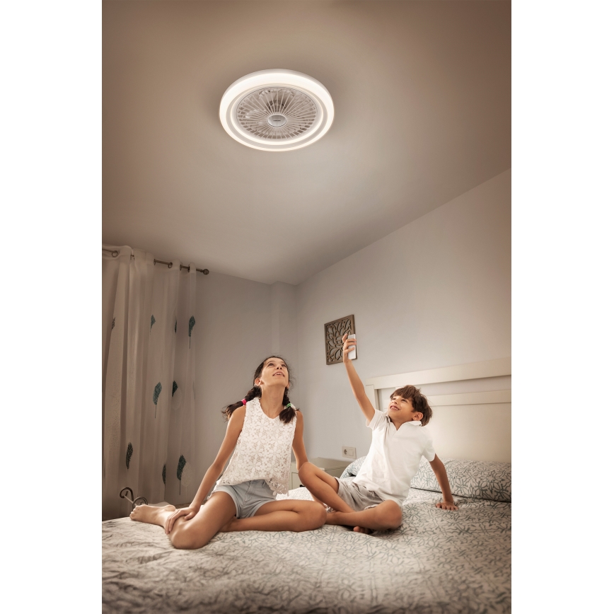 Osram - Plafoniera LED dimmerabile con ventilatore SOLANO LED/26W/230V 3000/4000/6500K + telecomando