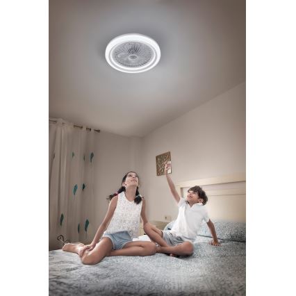 Osram - Plafoniera LED dimmerabile con ventilatore SOLANO LED/26W/230V 3000/4000/6500K + telecomando