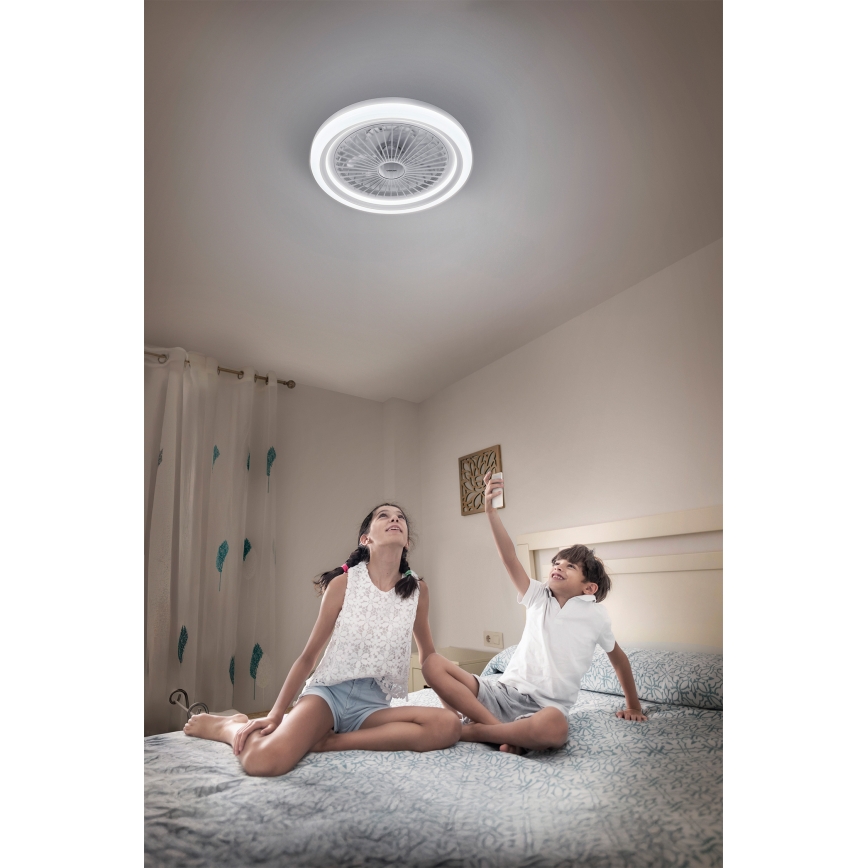 Osram - Plafoniera LED dimmerabile con ventilatore SOLANO LED/26W/230V 3000/4000/6500K + telecomando