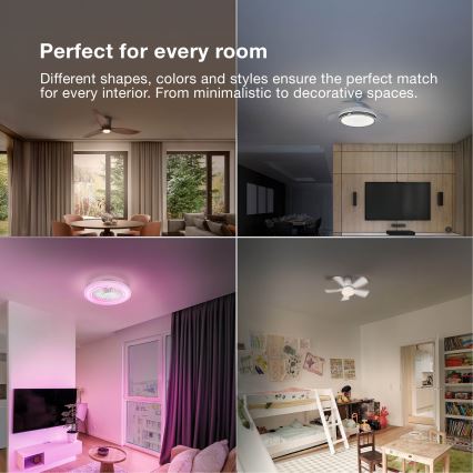 Osram - Plafoniera LED dimmerabile con ventilatore SOLANO LED/26W/230V 3000/4000/6500K + telecomando