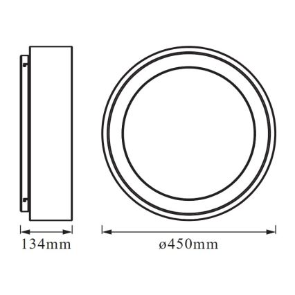 Osram - Plafoniera LED dimmerabile SMART+ CYLINDER LED/24W/230V 3000K-6500K Wi-Fi