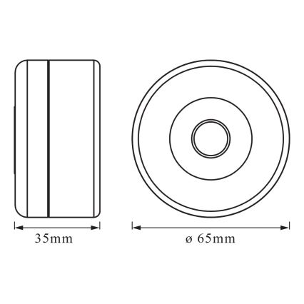 Osram - Lampada orientativa LED dimmerabile DOT-IT LED/0,45W/5V 500 mAh bianca