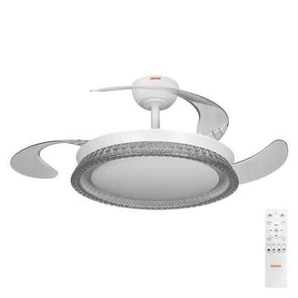 Osram - Plafoniera dimmerabile LED RGB con ventilatore CIERZO LED/35W/230V 3000-6500K + telecomando