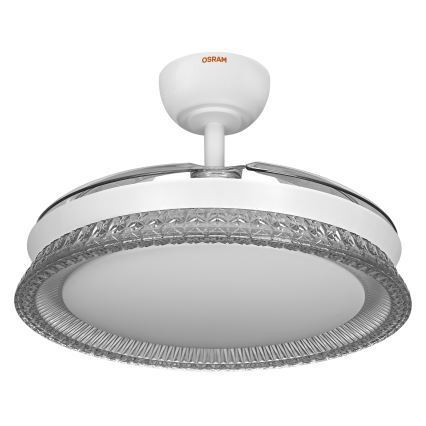 Osram - Plafoniera dimmerabile LED RGB con ventilatore CIERZO LED/35W/230V 3000-6500K + telecomando