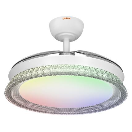 Osram - Plafoniera dimmerabile LED RGB con ventilatore CIERZO LED/35W/230V 3000-6500K + telecomando