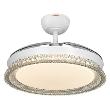 Osram - Plafoniera dimmerabile LED RGB con ventilatore CIERZO LED/35W/230V 3000-6500K + telecomando