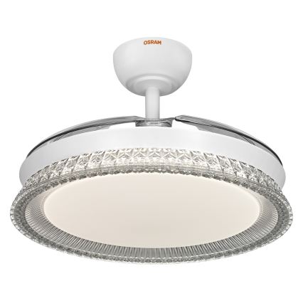 Osram - Plafoniera dimmerabile LED RGB con ventilatore CIERZO LED/35W/230V 3000-6500K + telecomando