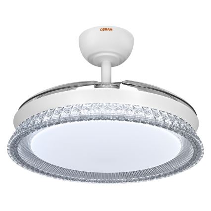 Osram - Plafoniera dimmerabile LED RGB con ventilatore CIERZO LED/35W/230V 3000-6500K + telecomando
