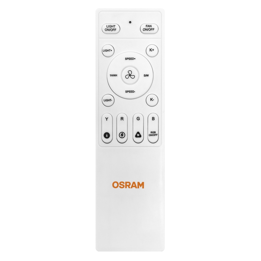 Osram - Plafoniera dimmerabile LED RGB con ventilatore CIERZO LED/35W/230V 3000-6500K + telecomando