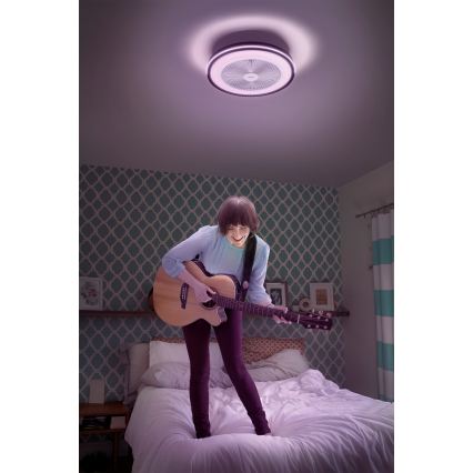 Osram - Plafoniera LED dimmerabile con ventilatore MURLAN LED/26W/230V 3000-6500K + telecomando