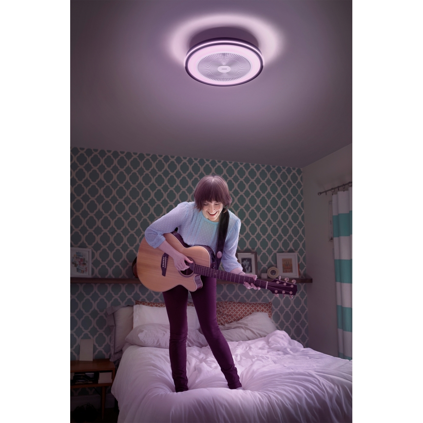 Osram - Plafoniera LED dimmerabile con ventilatore MURLAN LED/26W/230V 3000-6500K + telecomando