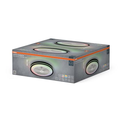 Osram - Plafoniera LED dimmerabile con ventilatore MURLAN LED/26W/230V 3000-6500K + telecomando