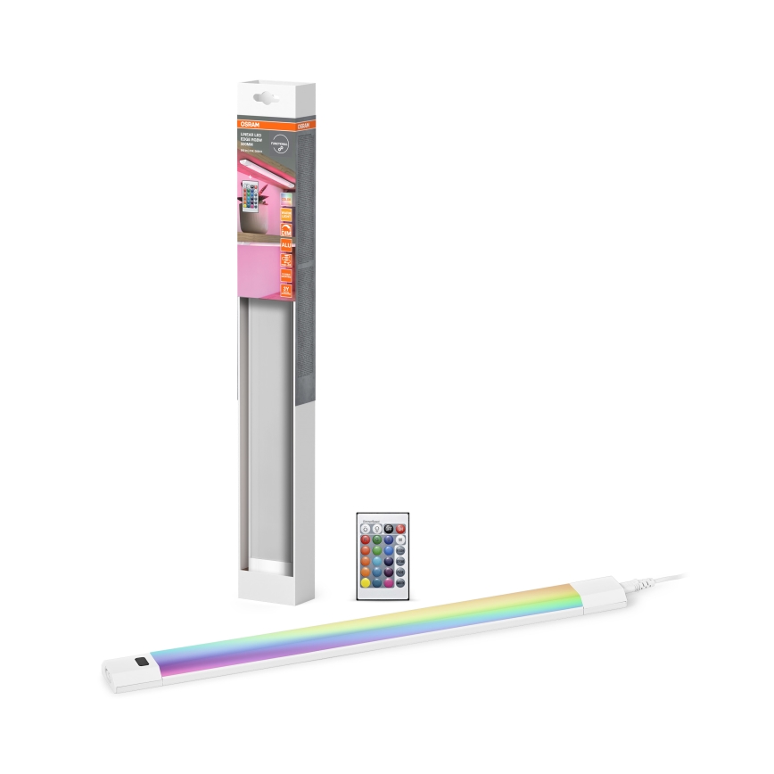 Osram - Lampada LED sottopensile RGBW dimmerabile con sensore di movimento LINEAR EDGE LED/8W/230V 50 cm bianco + telecomando