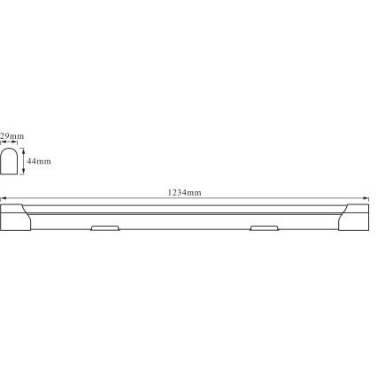 Osram - Lampada LED sottopensile BATTEN LED/20W/230V 123,4 cm