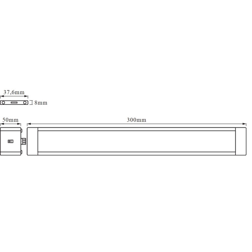 Osram - Lampada LED dimmerabile da sottopensile con sensore di movimento CABINET LED/11W/230V 3000K 30 cm bianca