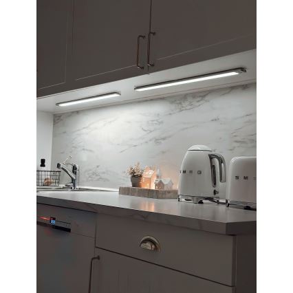 Osram - Lampada LED sottopensile LINEAR con sensore di movimento e crepuscolare LED/3,2W/5V 3000/4000/6500K 40 cm grigio