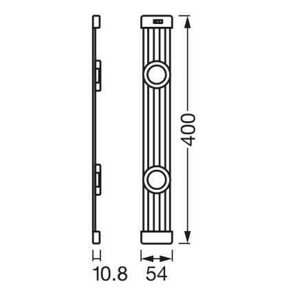 Osram - Lampada LED dimmerabile sottopensile con sensore di movimento LINEAR MAGNET LED/7W/230V 4000K 40 cm bianca