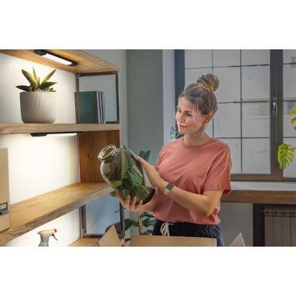 Osram - Lampada LED sottopensile dimmerabile con sensore di movimento LINEAR EDGE LED/4W/230V 3000/4000/6500K 30 cm nero