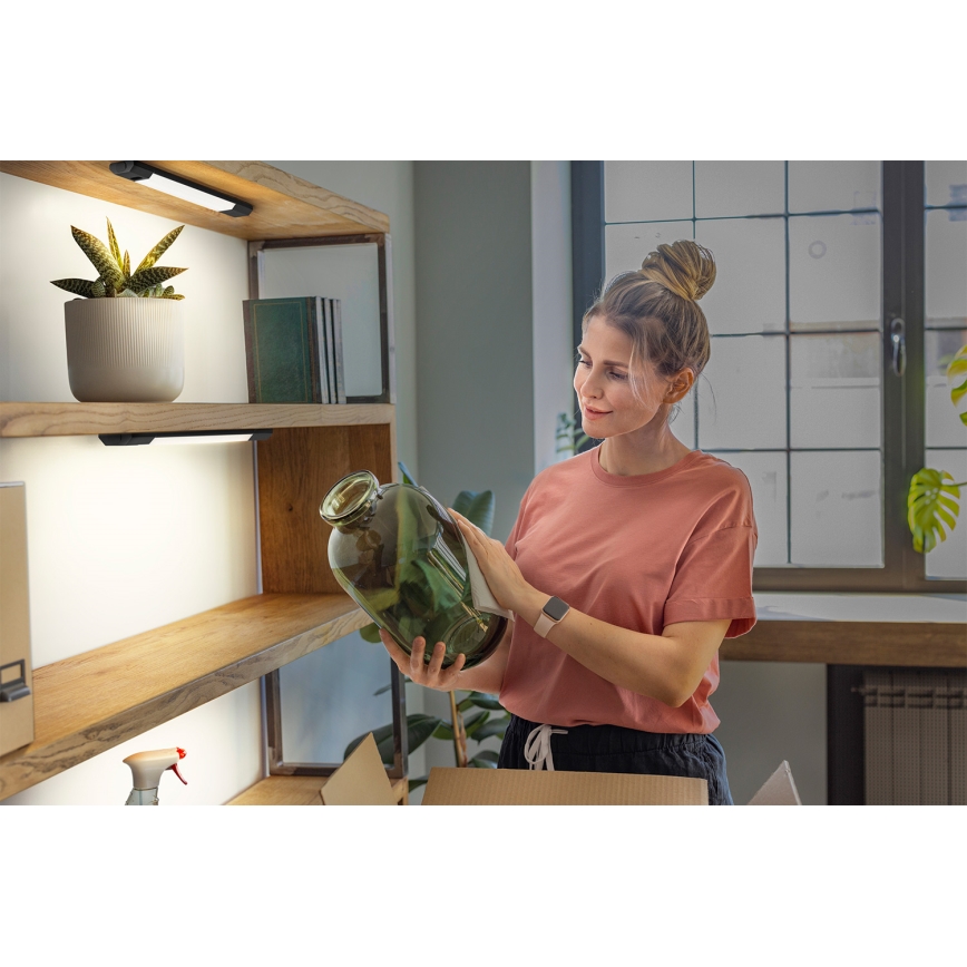 Osram - Lampada LED sottopensile dimmerabile con sensore di movimento LINEAR EDGE LED/4W/230V 3000/4000/6500K 30 cm nero