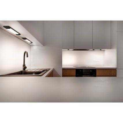Osram - Lampada LED sottopensile dimmerabile con sensore di movimento LINEAR EDGE LED/4W/230V 3000/4000/6500K 30 cm nero