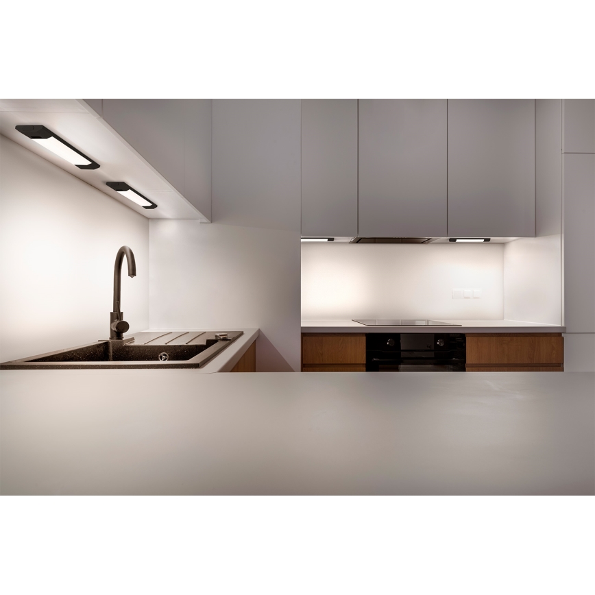 Osram - Lampada LED sottopensile dimmerabile con sensore di movimento LINEAR EDGE LED/4W/230V 3000/4000/6500K 30 cm nero