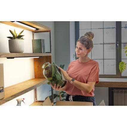 Osram - Lampada sottopensile LED dimmerabile con sensore di movimento LINEAR EDGE, 8W, 230V, 3000/4000/6500K, 50 cm, nero