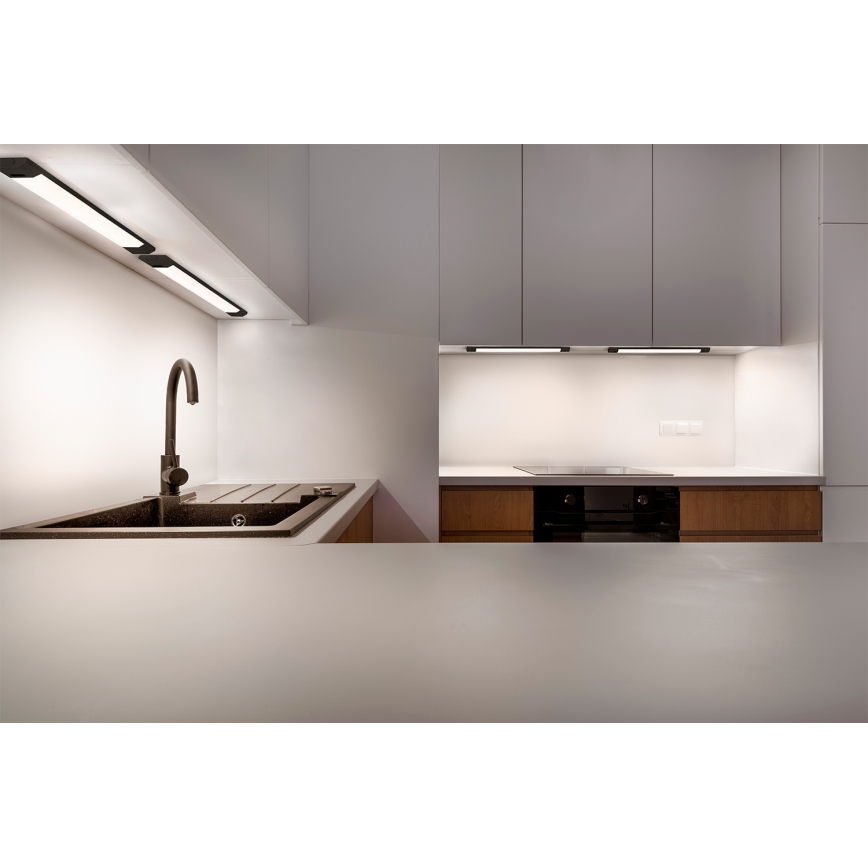 Osram - Lampada sottopensile LED dimmerabile con sensore di movimento LINEAR EDGE, 8W, 230V, 3000/4000/6500K, 50 cm, nero