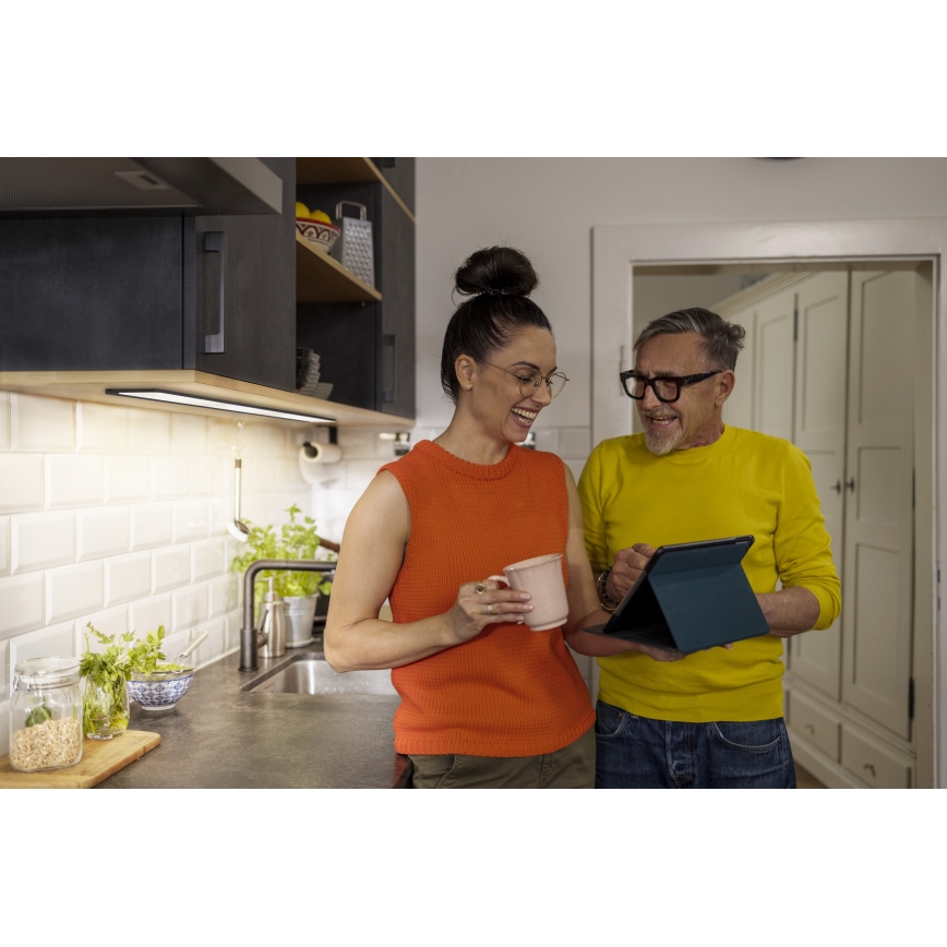 Osram - Lampada sottopensile LED dimmerabile con sensore di movimento UNDERCABINET LED/5W/230V 3000/4000/6500K 10x30 cm nera