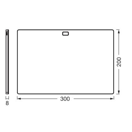 Osram - Lampada LED dimmerabile sottopensile con sensore di movimento UNDERCABINET LED/7,5W/230V 3000/4000/6500K 20x30 cm bianco