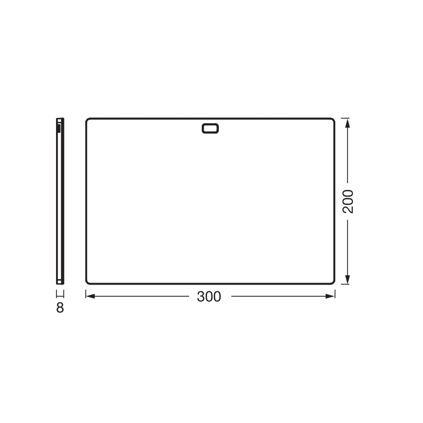 Osram - Lampada LED dimmerabile sottopensile con sensore di movimento UNDERCABINET LED/7,5W/230V 3000/4000/6500K 20x30 cm bianco