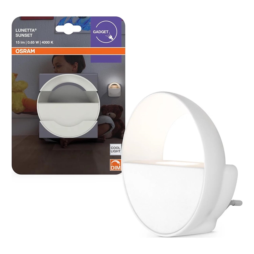 Osram - Lampada notturna LED dimmerabile LUNETTA LED/0,65W/230V