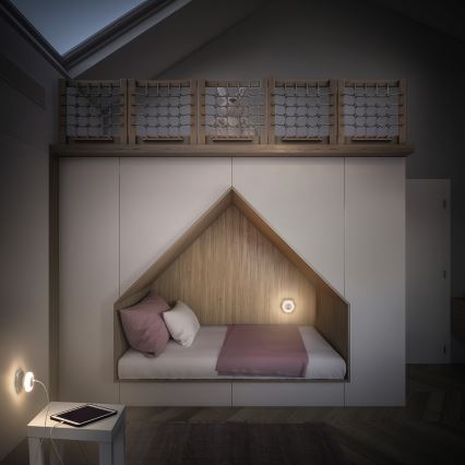 Osram - Lampada LED orientativa a spina con USB LUNETTA LED/15W/230V bianca