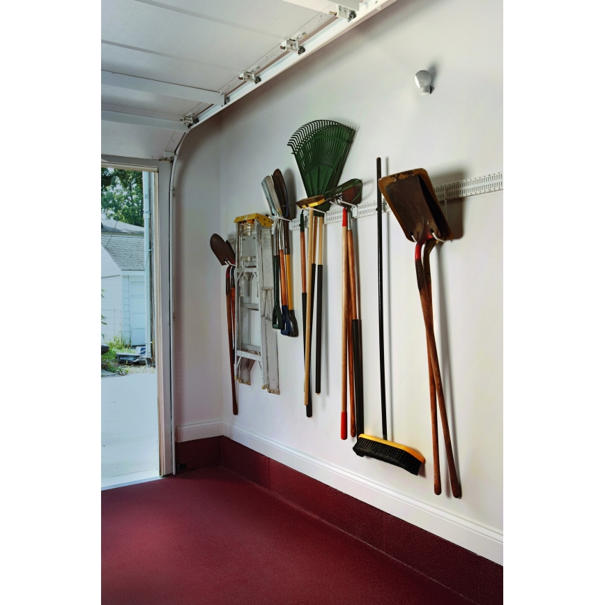 Osram - Lampada LED orientativa per esterni con sensore di movimento e crepuscolare SPYLUX LED/0,3W/4,5V IP43 bianco