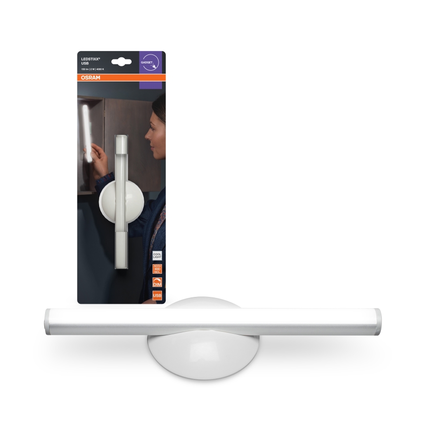 Osram - LED dimmerabile ricaricabile lampada orientativa LEDSTIXX LED/2W/5V CRI 90 bianco