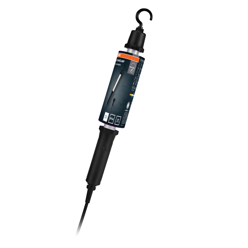 Osram - LED Lampada portatile da collegare alla presa HANDLAMP LED/8W/230V 4000K IP54 nera