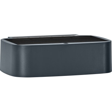 Osram - Lampada solare da parete LED dimmerabile ENDURA STYLE LED/7,6W/4,2V 2000 mAh IP65 antracite